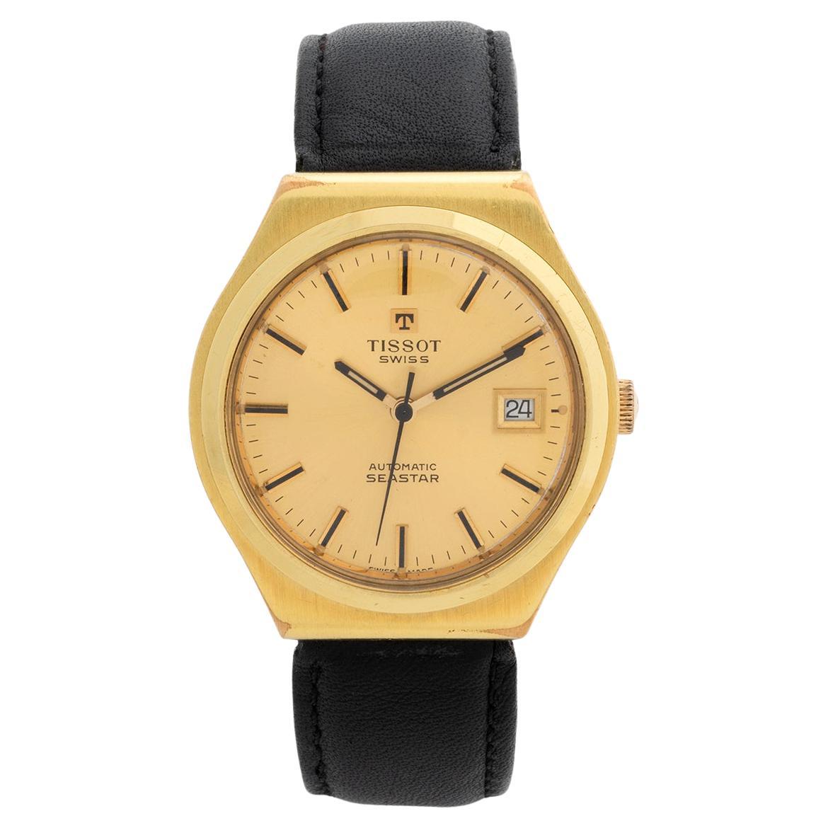 Tissot Seastar Automático, 36 mm Caja de acero inoxidable chapado en oro, Año c 1976 en venta