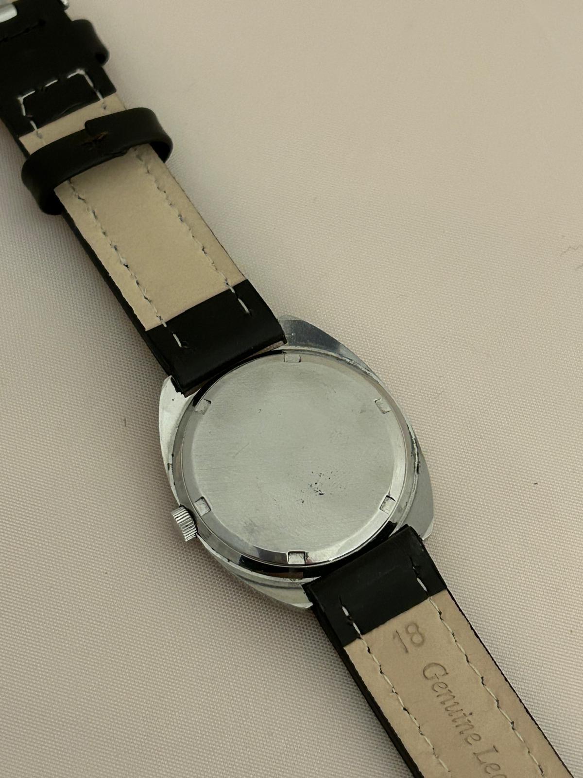 Tissot Seastar, 'Jumbo', Stainless Steel, Manual Wind, c 1970, Light Patination. In Good Condition In Canterbury, England