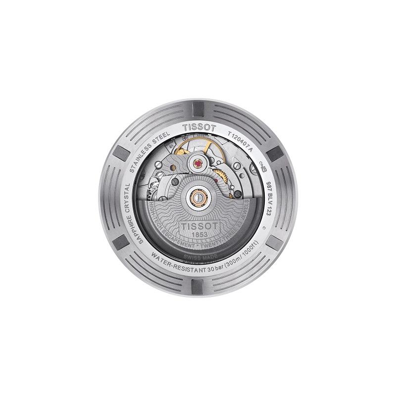 Gender 	GENT
Case shape 	ROUND
Water resistance 	Water-resistant up to a pressure of 30 bar (300 m / 1000 ft)
Case Material 	316L stainless steel case
Length (mm) 	43
Width (mm) 	43
Lugs (mm) 	21
Thickness (mm) 	12.7
Crystal 	Scratch-resistant