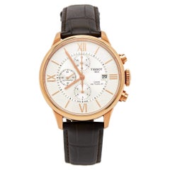 Tissot Silver Rose Gold Plated Stainless Steel T-Classic Chemin Des Tourelles 