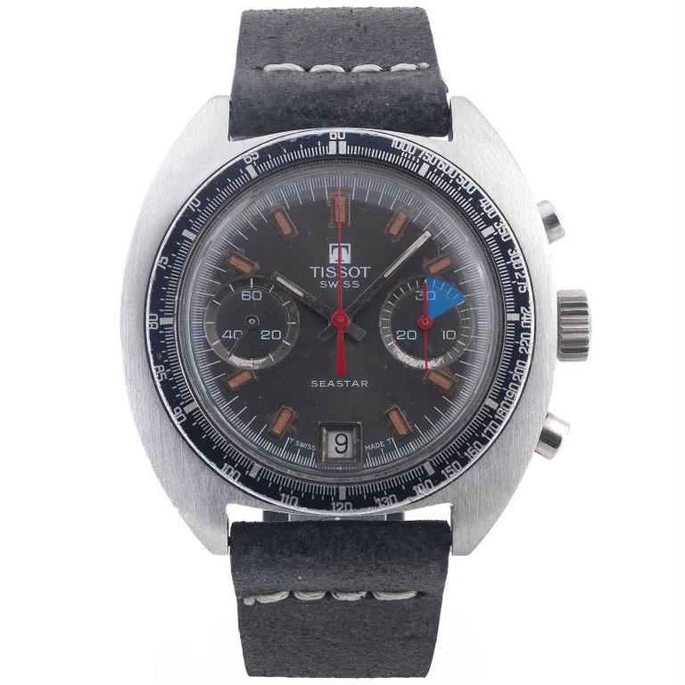 SHIPPING POLICY: No additional costs will be added to this order. Shipping costs will be totally covered by the seller (customs duties included). 
A fine and rare manual-winding stainless steel wristwatch with chronograph.

Made in 1970's

Caliber