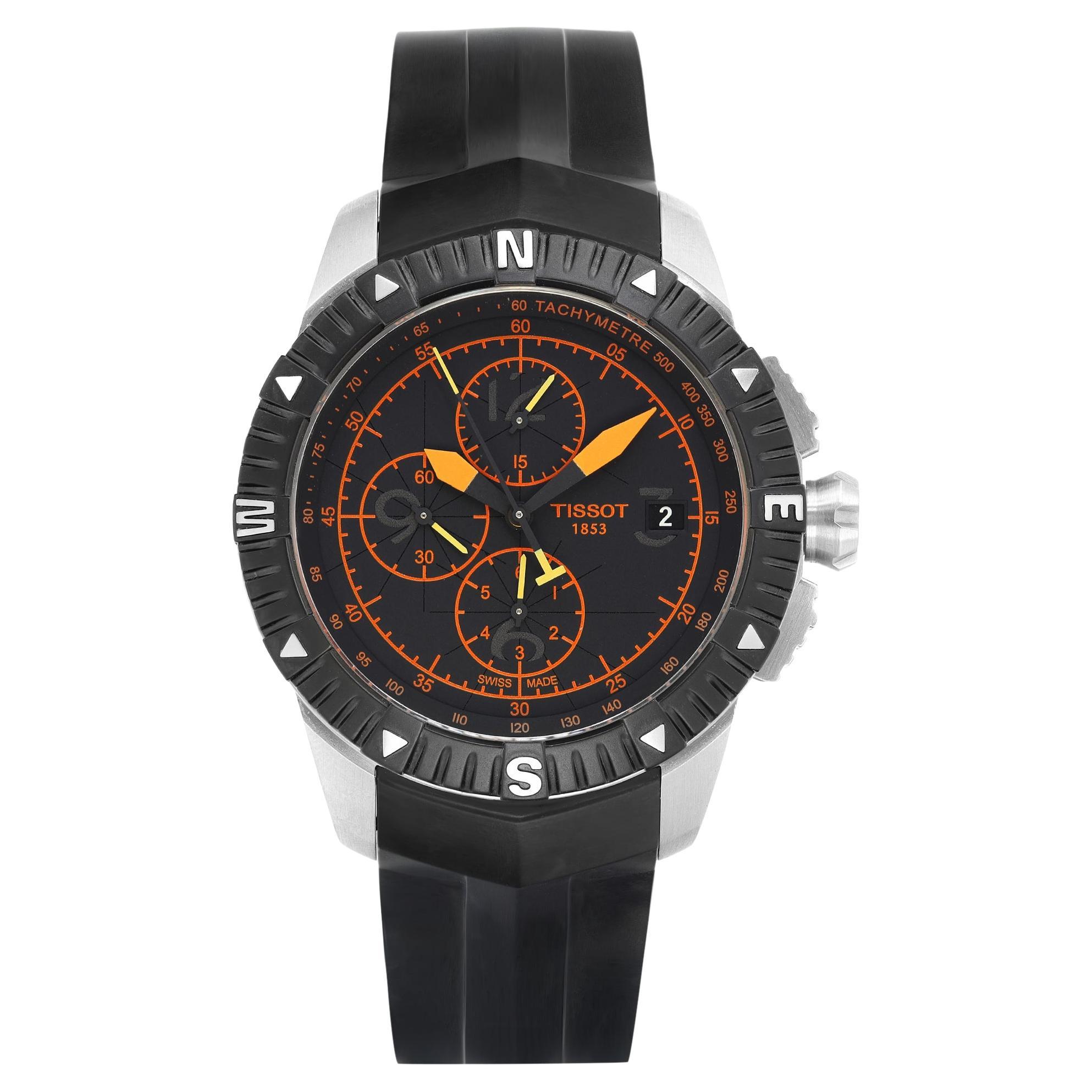 Tissot T-Navigator Steel Black Dial Automatic Mens Watch T062.427.17.057.01