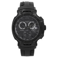 Used Tissot T-Race Chronograph Steel Black Dial Mens Quartz Watch T048.417.37.057.00