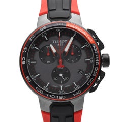 Tissot T-Race Chronograph Steel Black Dial Quartz Mens Watch T111.417.37.441.01