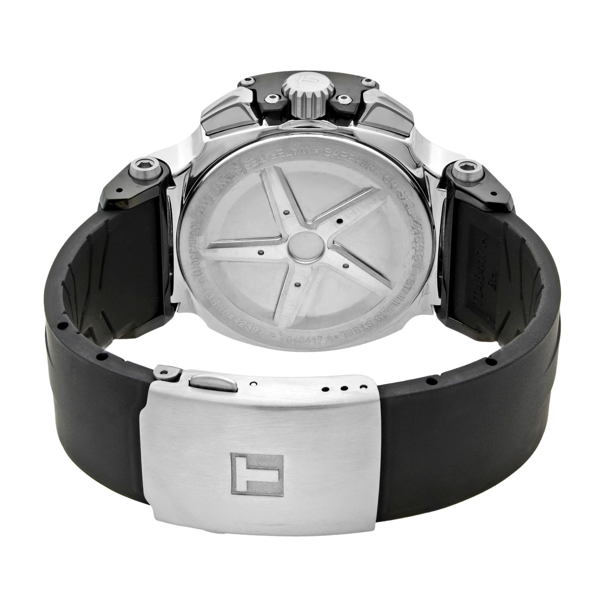 Tissot T-Race Chronograph Steel White Dial Quartz Men’s Watch T048.417.27.037.00 1
