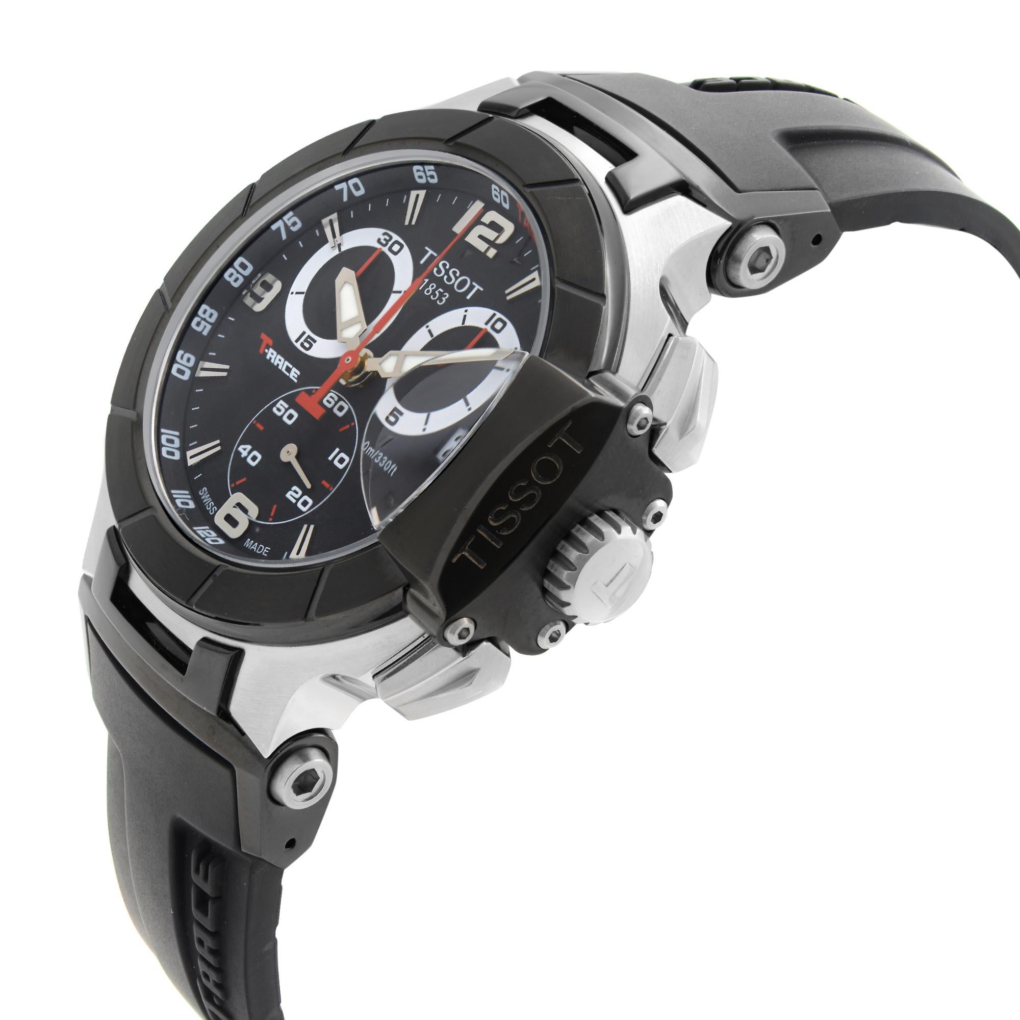 tissot t-race chronograph watch - t0484172705700