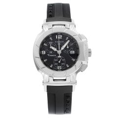 Used Tissot T-Racer Steel Black Dial Ladies Quartz Watch T048.217.17.057.00