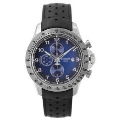 Tissot T-Sport: Automatikuhr T106.427.16.042.00 mit Chronograph und blauem Zifferblatt aus Stahl