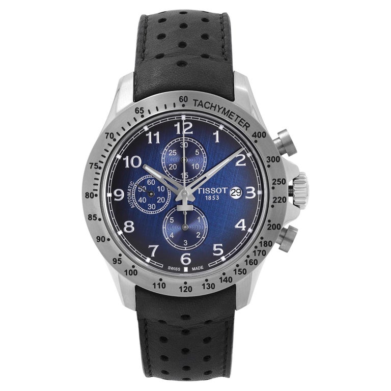 Tissot T-Sport V8 Chronograph Steel Blue Dial Automatic Watch  T106.427.16.042.00 at 1stDibs