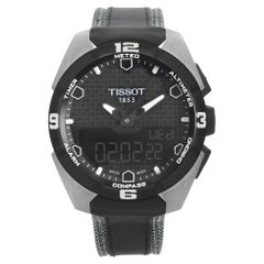 Used Tissot T-Touch Expert Solar 45mm Titanium Black Quartz Watch T091.420.46.051.01