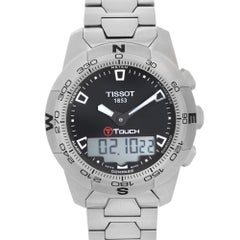 Tissot T-Touch II Steel Digital Dial Mens Quartz Watch T047.420.11.051.00