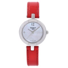 Tissot T-Trend Pinky Steel MOP Diamond Dial Ladies Watch T084.210.16.116.00