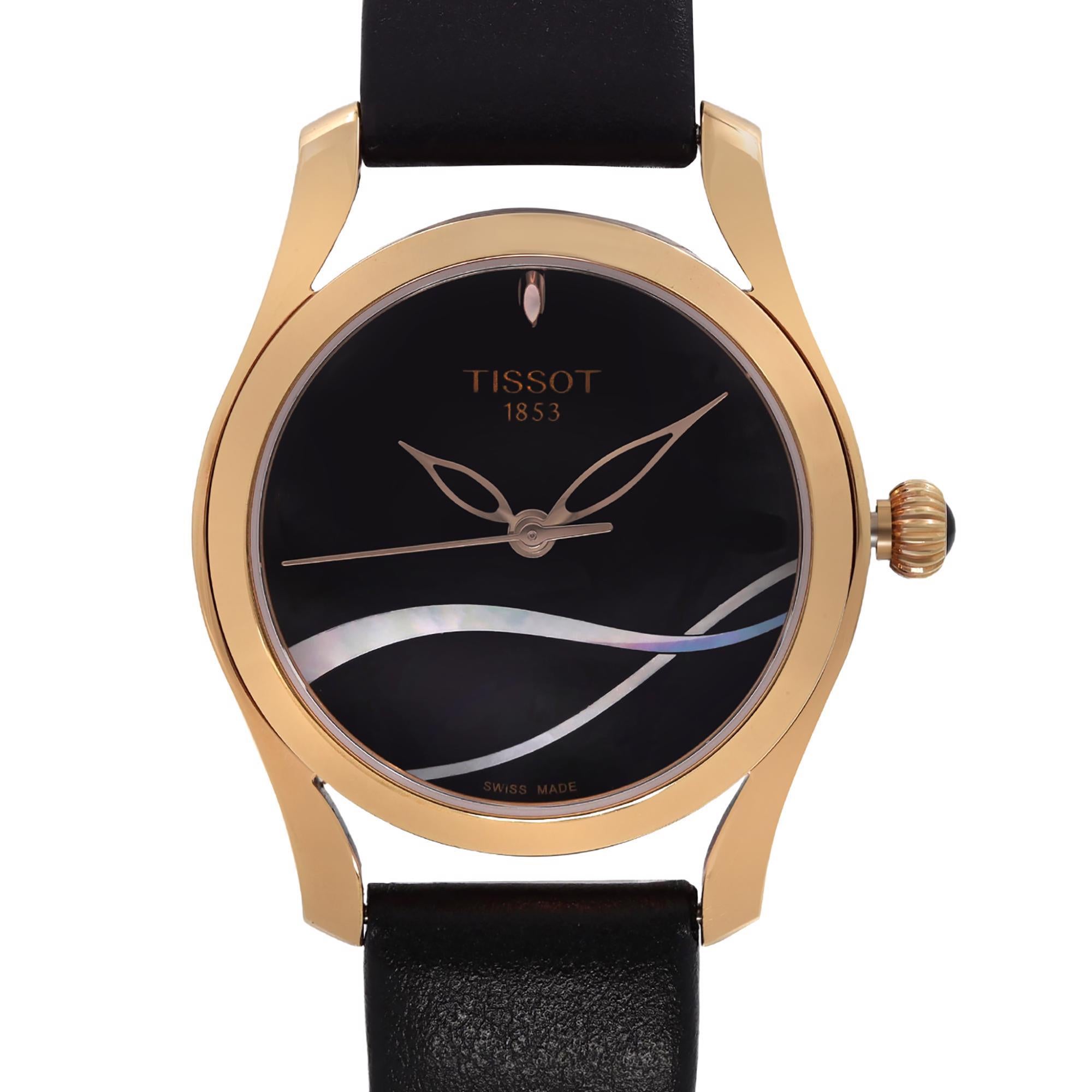 Pre-owned Mint Condition Tissot T-Wave Quartz Ladies Watch T112.210.36.051.00. The Watch was never worn and only has Micro Scratches on the Case From Store Handling. This Beautiful Timepiece is Powered by an Quartz (Battery) Movement and Features: