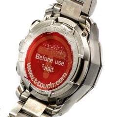 Tissot T026420A Stainless Steel White Dial Alarm Compass Digital Men's Watch