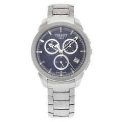 Tissot Titanium Chronograph Blue Dial Date Quartz Men's Watch T069.417.44.041.00