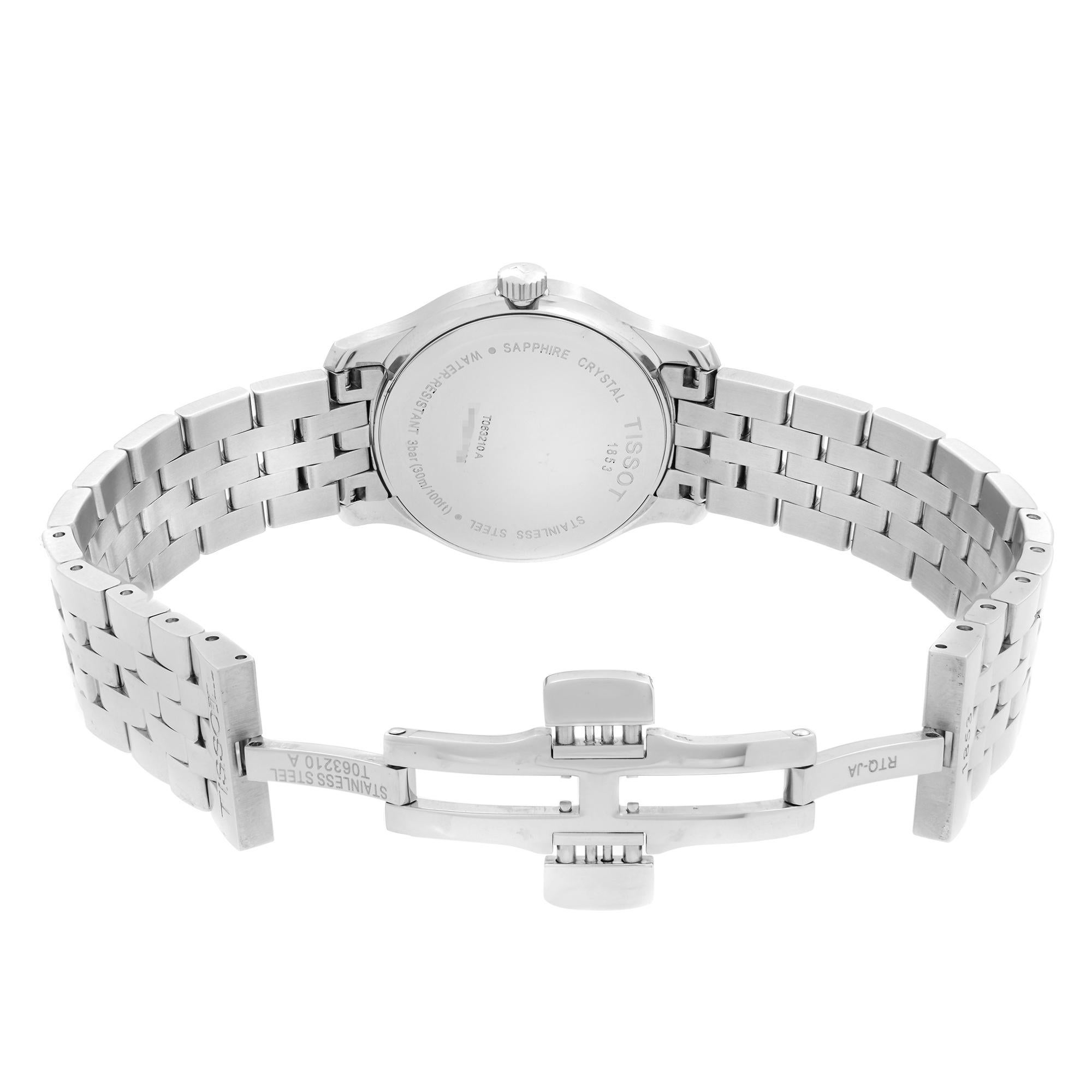 Orologio al quarzo da donna Tissot Tradition Steel Quadrante Silver T063.210.11.037.00 in vendita 1
