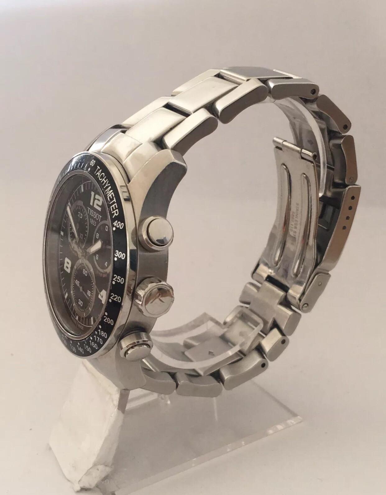 This Pre-owned watch is in Good working condition and is running well. Some worn and small scratches on the watch bessel as shown. Please study the images carefully as form part of the description.