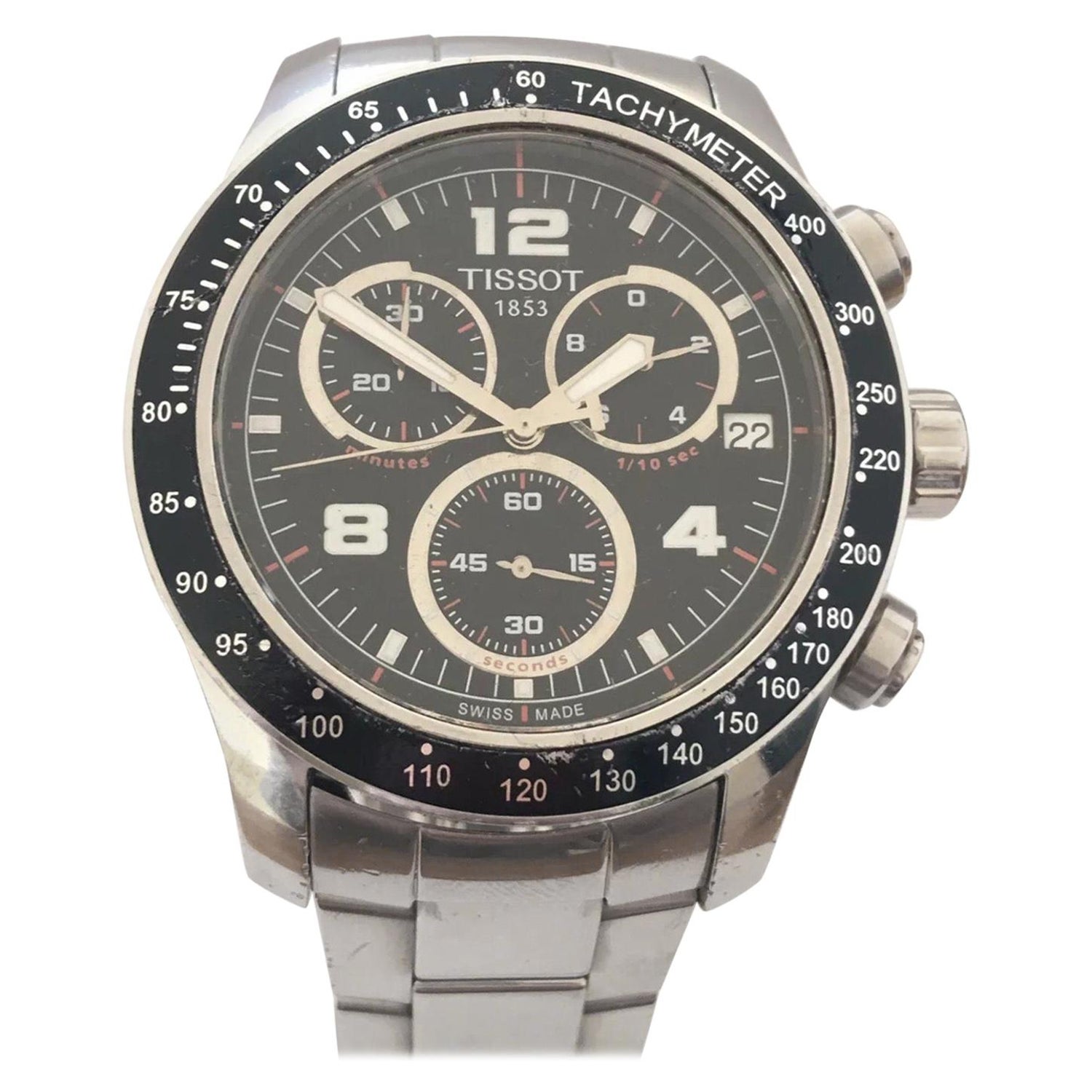 Tissot V8 Quartz Chronograph Men's Watch For Sale at 1stDibs | tissot 1853  v8 price