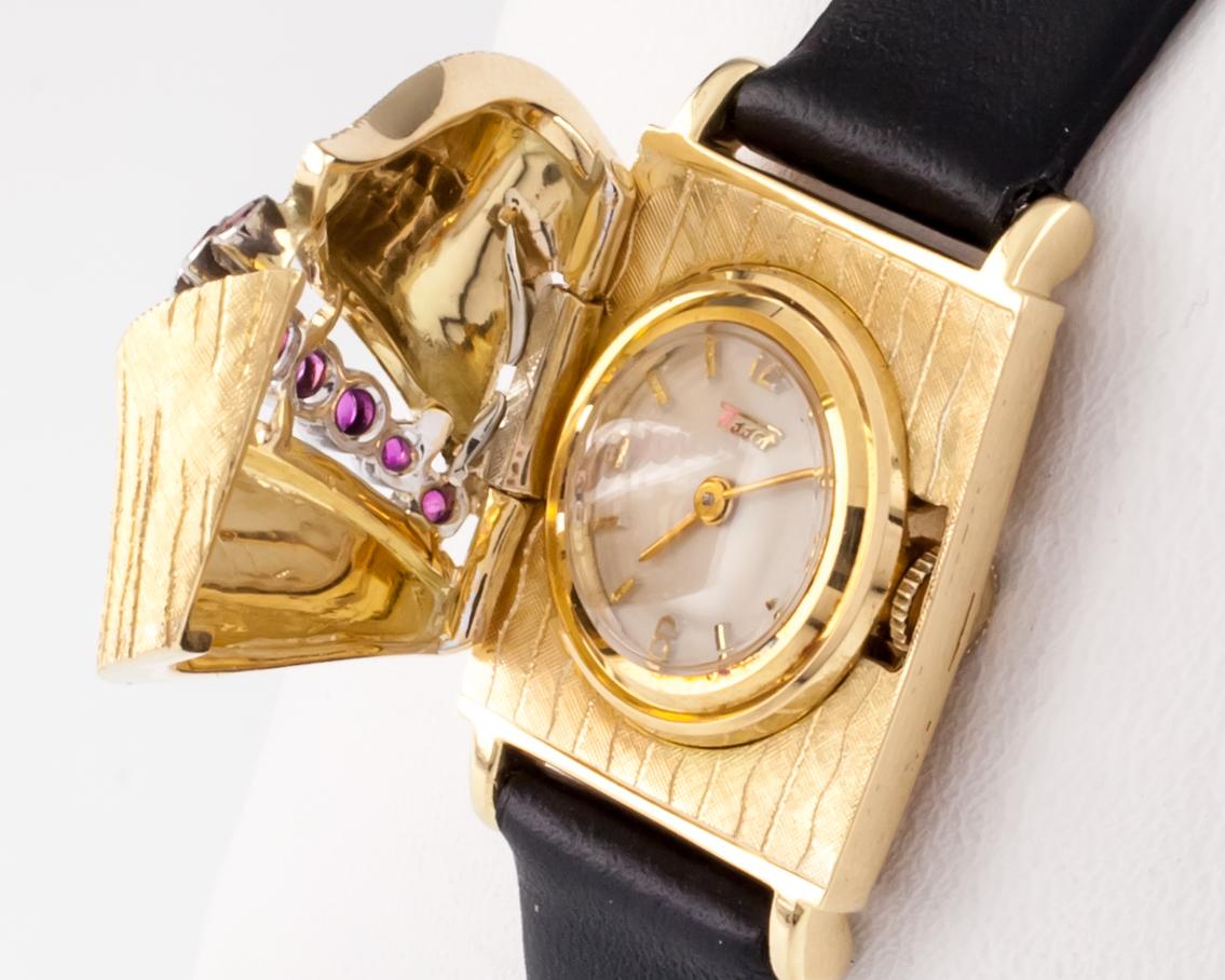 tissot 18 karat gold watch