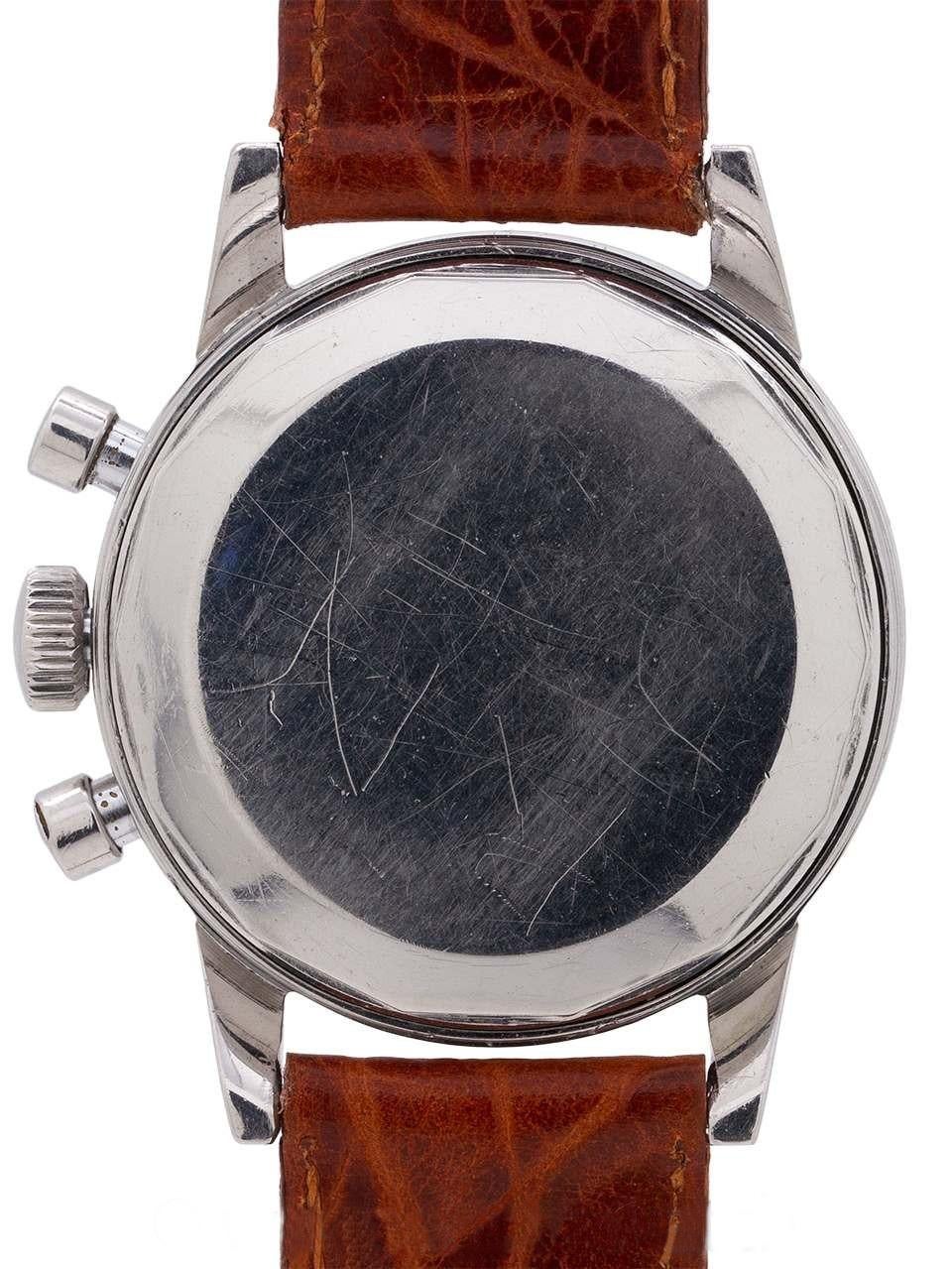 Tissot, chronographe vintage Sunburst pour hommes - 1950-1959 en vente 4