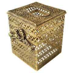 Tissue Box Cover Rope Tassel Design