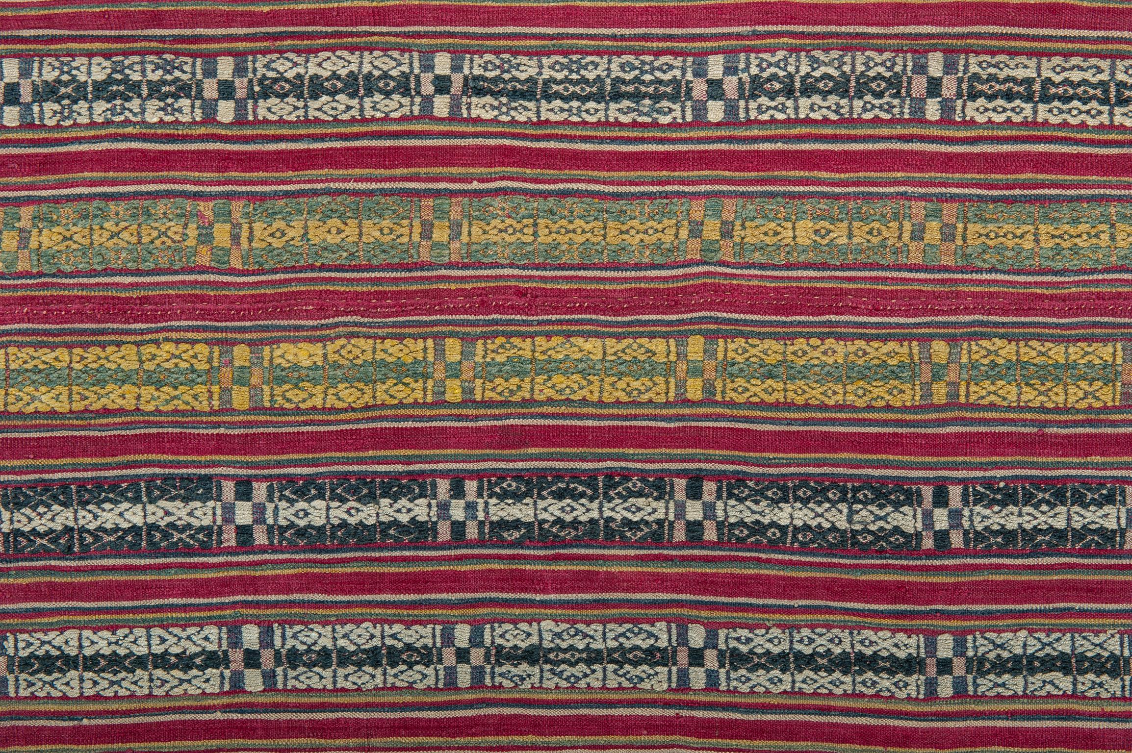 Seiden- oder Schal aus Nagaland (Indisch) im Angebot