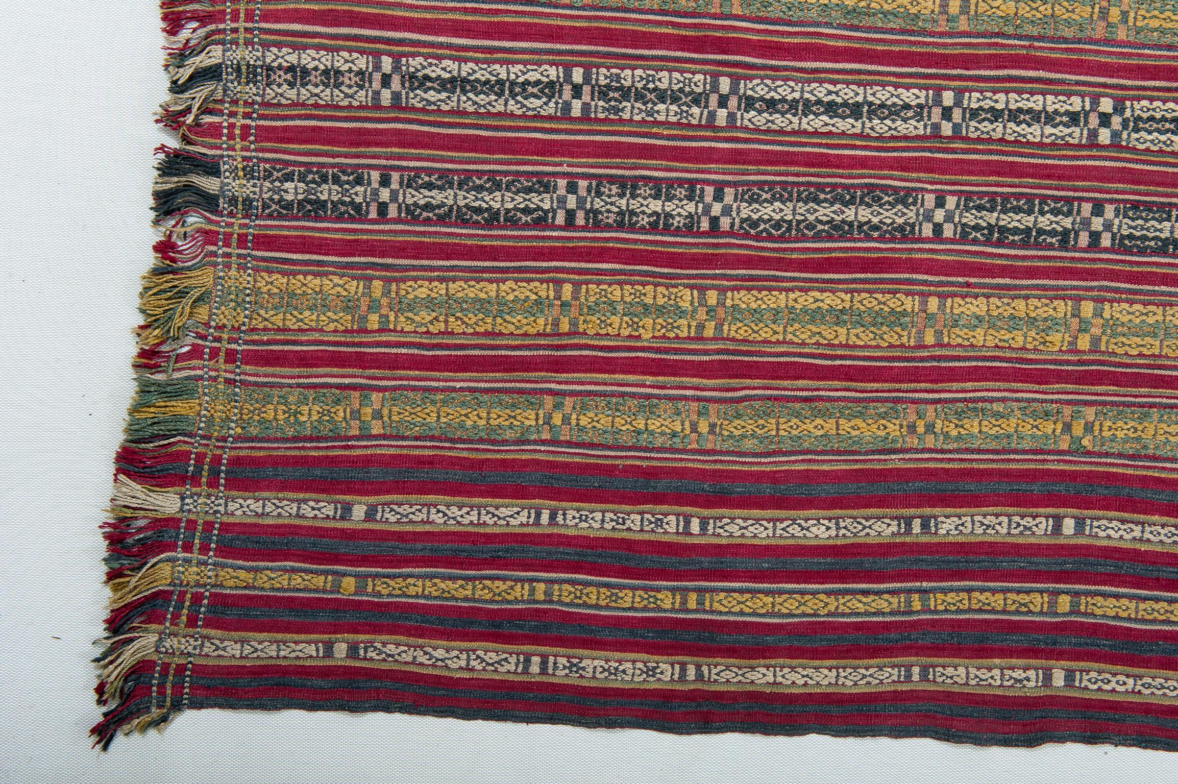 Seiden- oder Schal aus Nagaland im Angebot 1