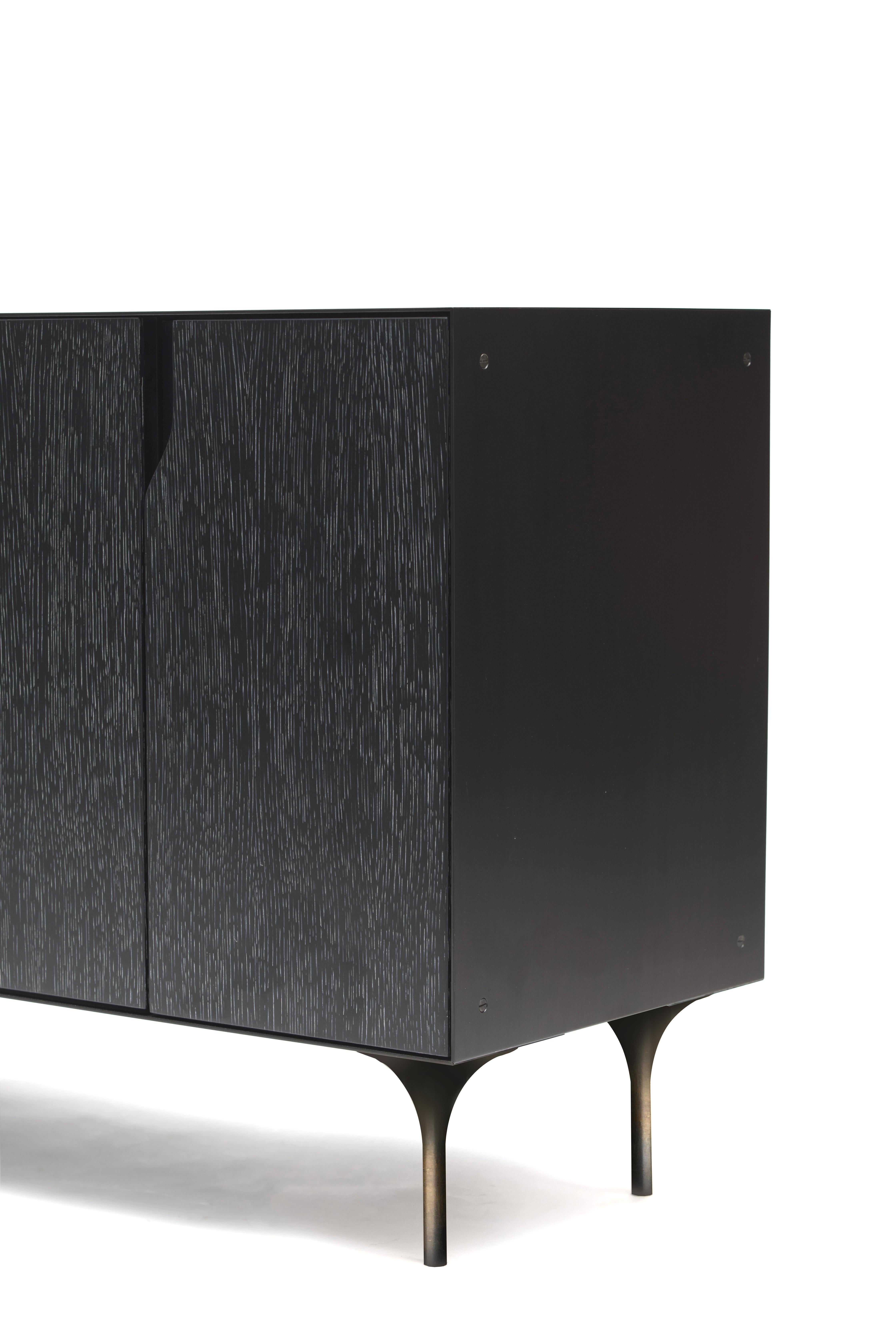 Titan Credenza, by Lumifer In Excellent Condition For Sale In New York, NY