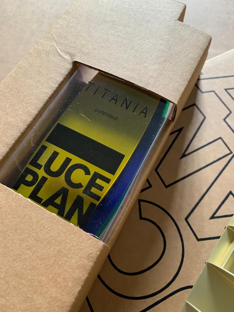 Italian 'Titania limited gold edition', Luceplan by Alberto Meda & Paolo Rizzato For Sale
