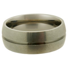 Bracelet en titane 8.10MM Matte Channel Band