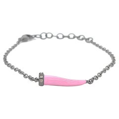 Titanium Diamonds Bracelet - Pink Ribbon Association Monaco