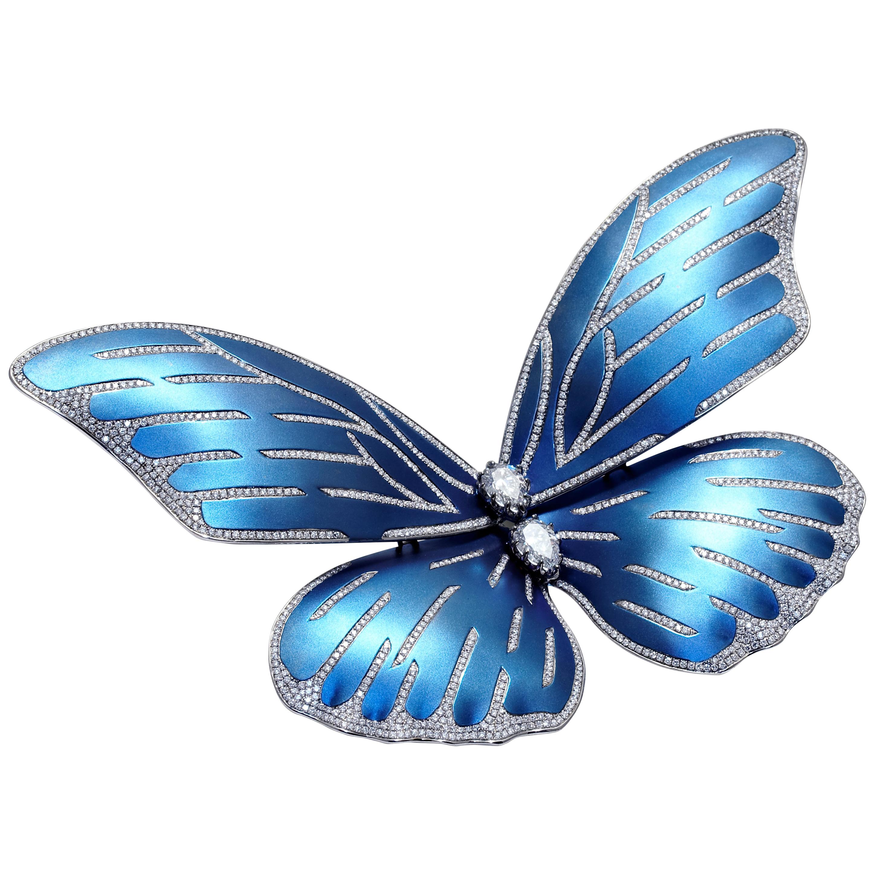 Titanium Butterfly Ring/Pendant/ Brooch For Sale