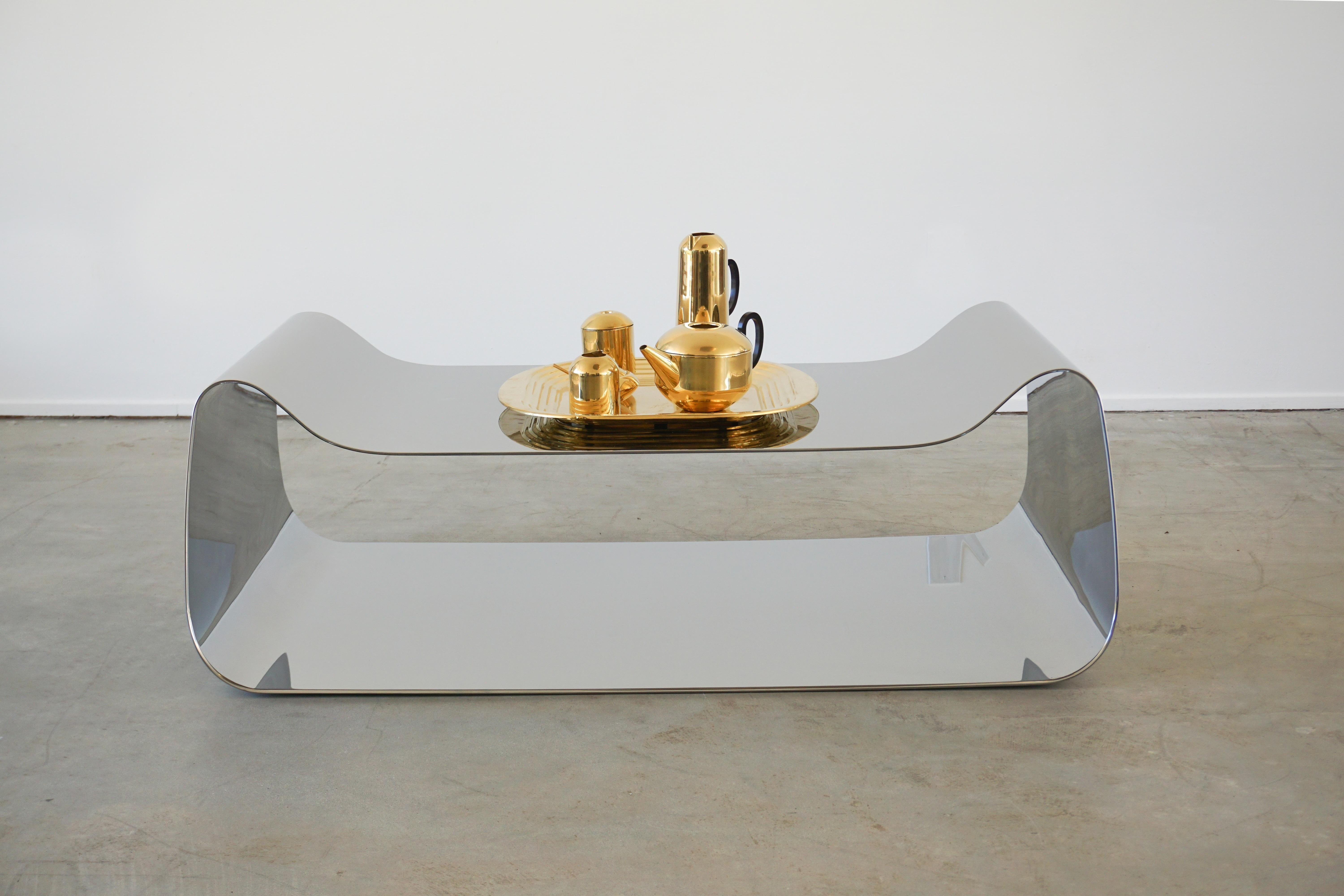 Titanium Coffee Table by William Emmerson For Sale 2