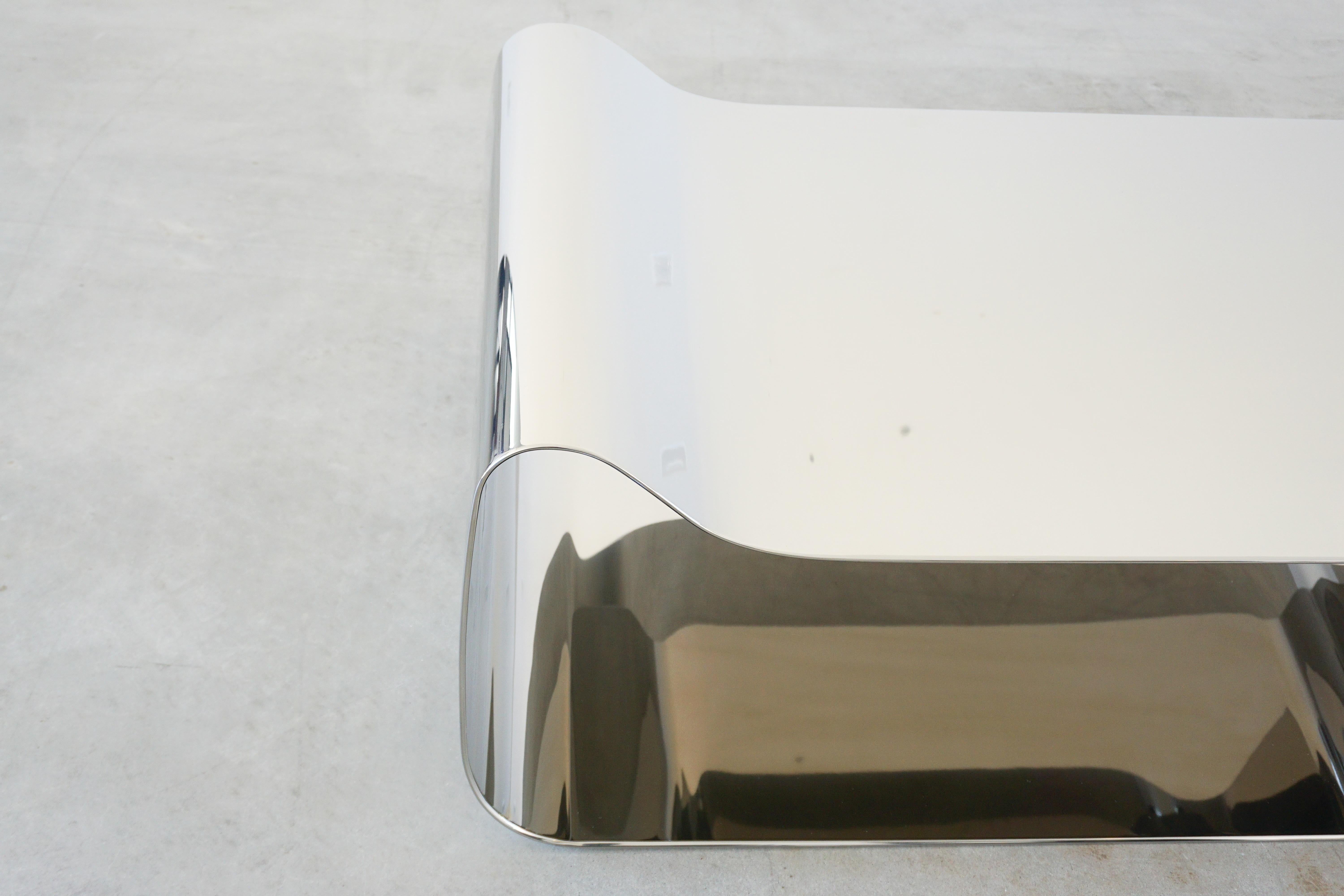 American Titanium Coffee Table by William Emmerson For Sale