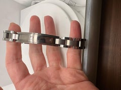 Titanium diamond bracelet mens diamond bracelet Valentines gift!