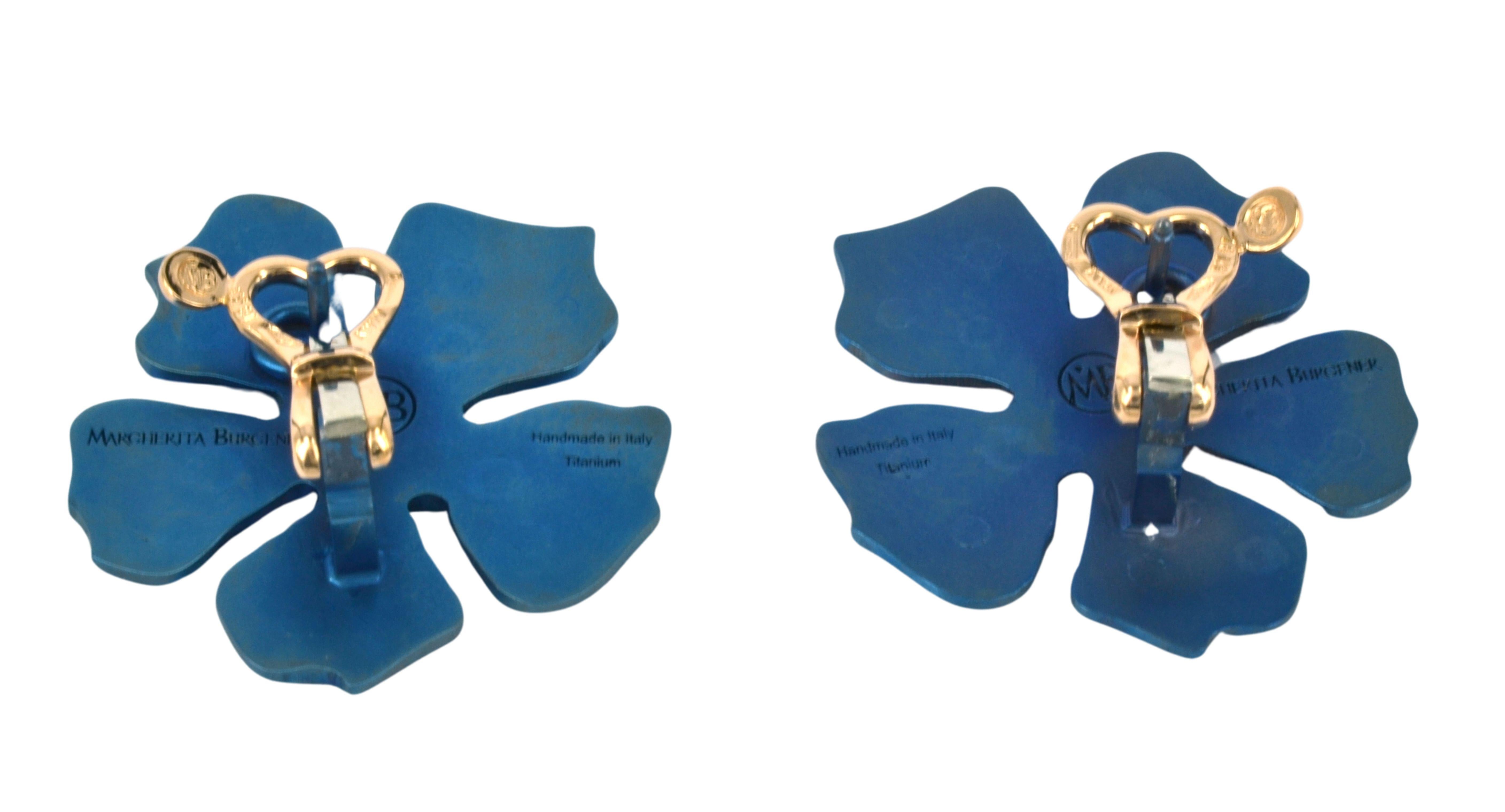 Titanio Diamantes 18KT Oro Rosa Made in Italy  Pendientes en venta 1