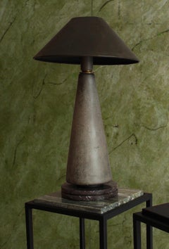 Titano Grey Concrete Table Lamp by Acanthus Studio Roma