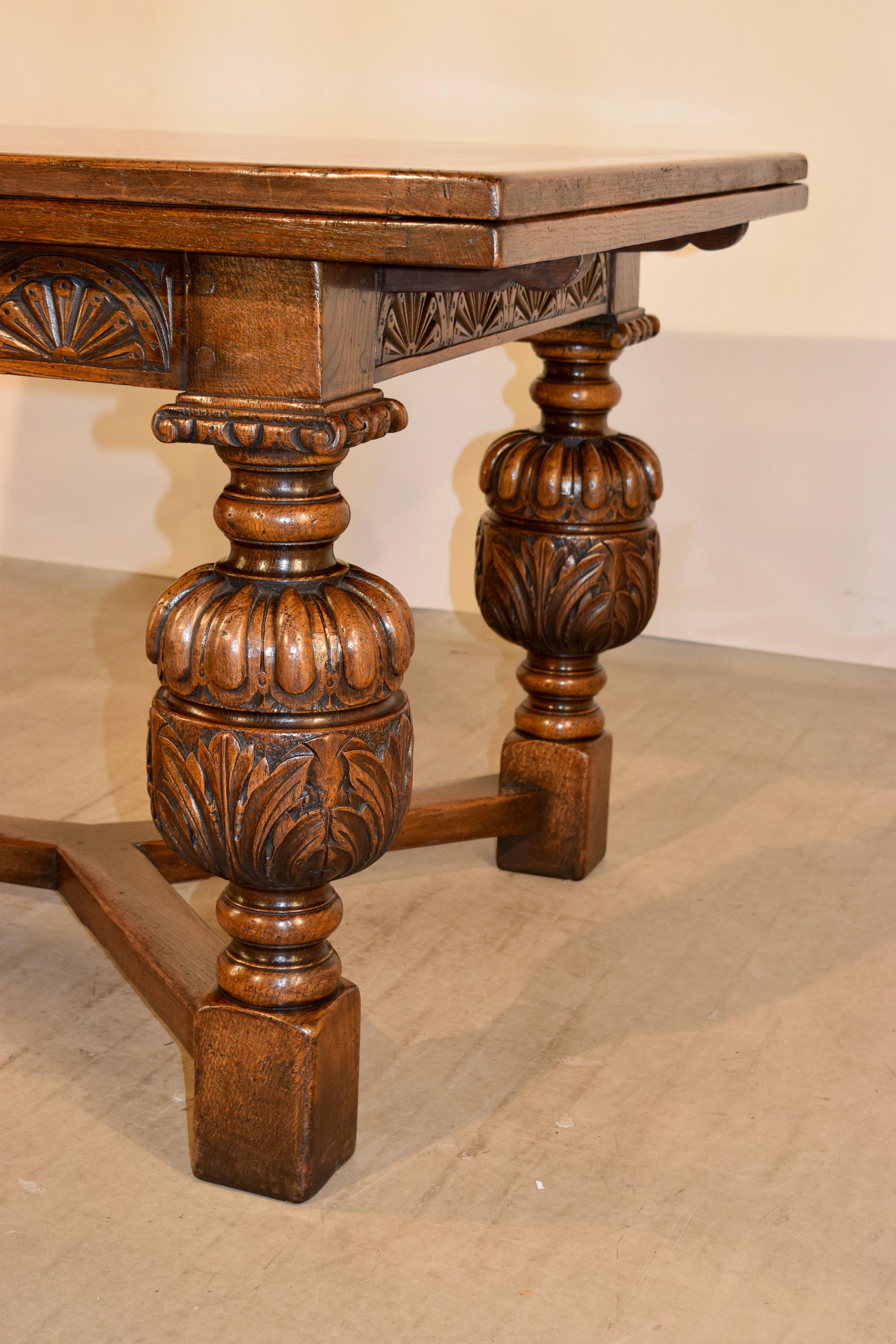 Titchmarsh and Goodwin Table, circa 1890 In Good Condition For Sale In High Point, NC