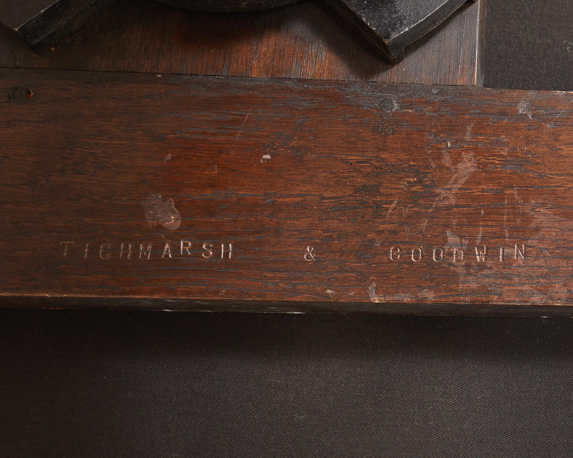 Chaise de bureau de style géorgien anglais Titchmarsh & Goodwin en vente 11