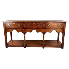 Titchmarsh & Goodwin oak Yeomans Welsh dresser base