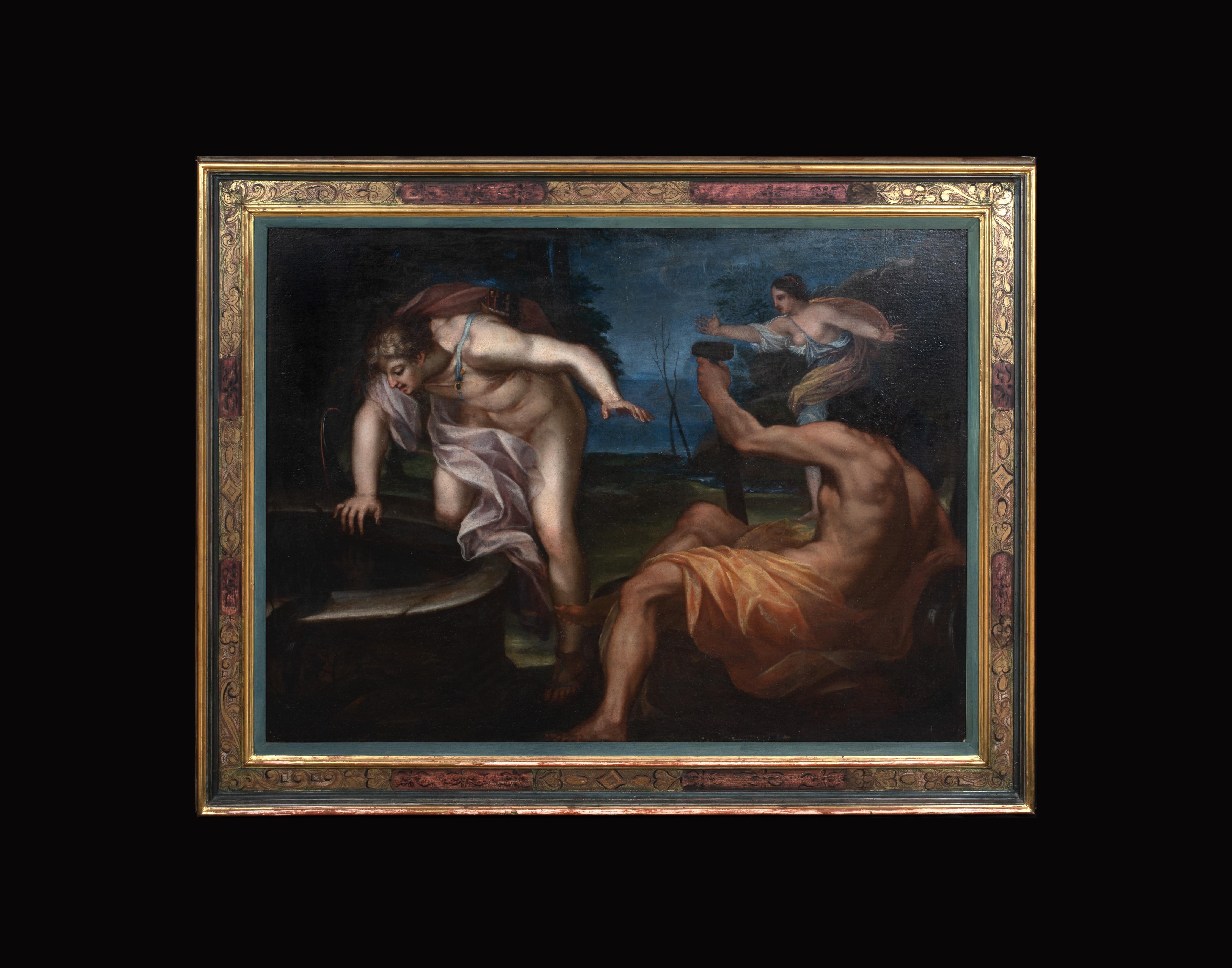 Vulcan & Diana, 16th/17th Century - Painting by Titian
