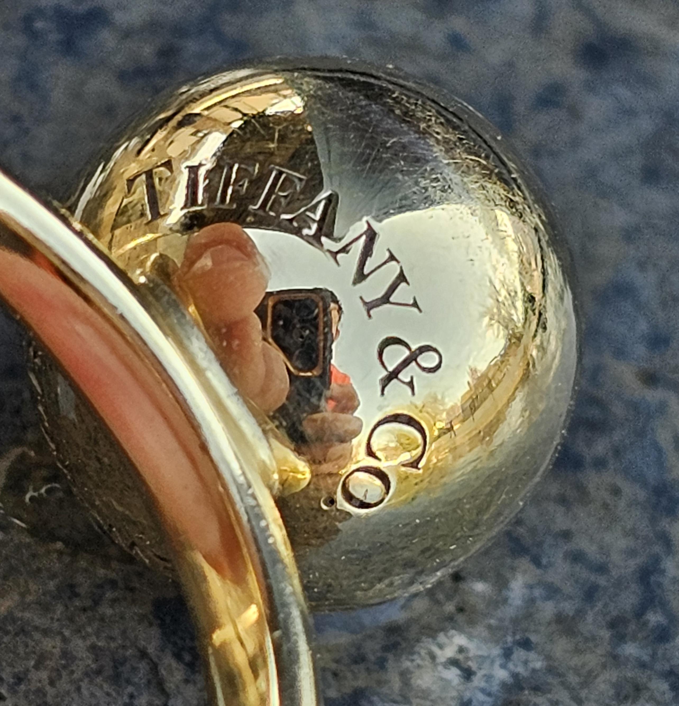 TiTiffany & Co. Hardwear Large 12mm Ball Ring New York 18k Yellow Gold 5.75 7.3g For Sale 2