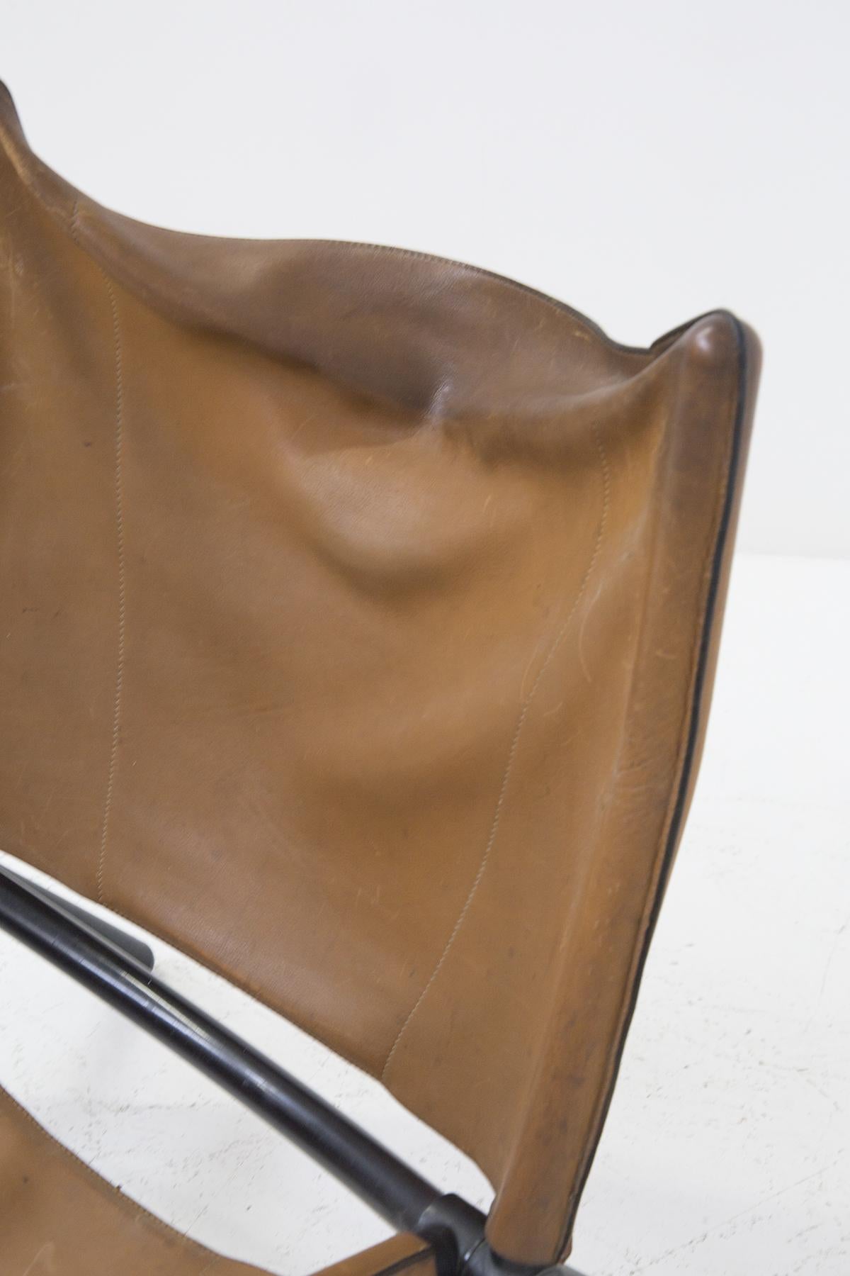 Titina Ammanati and Vitelli Leather Armchair for Brunati 5