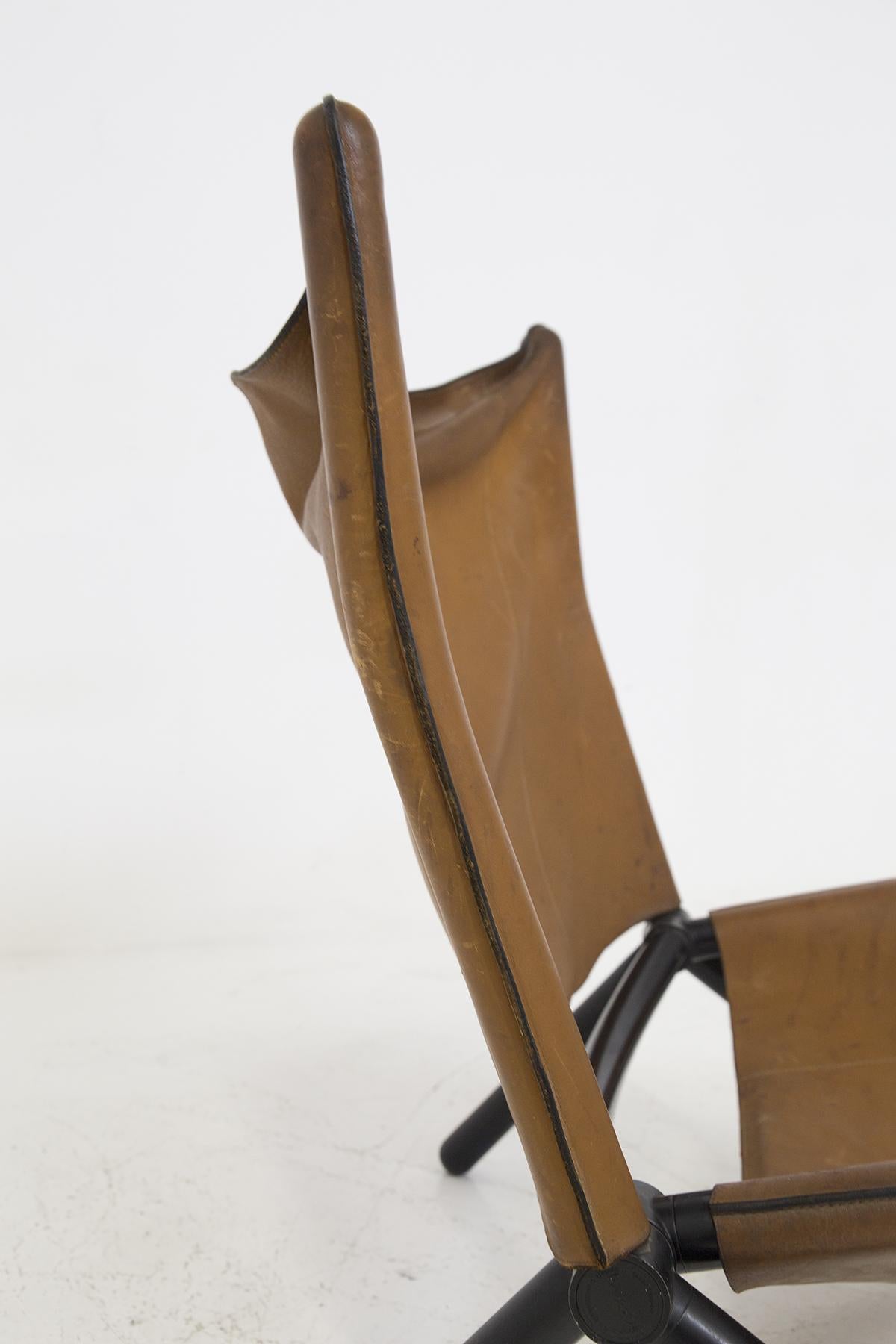 Titina Ammanati and Vitelli Leather Armchair for Brunati 1