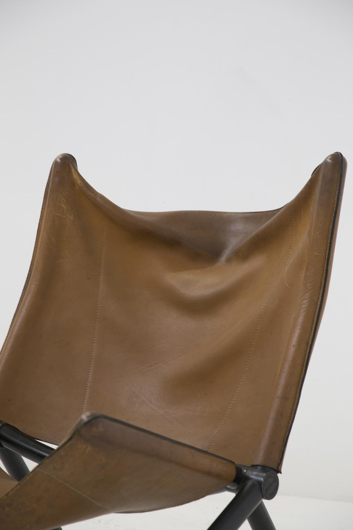 Titina Ammanati and Vitelli Leather Armchair for Brunati 2