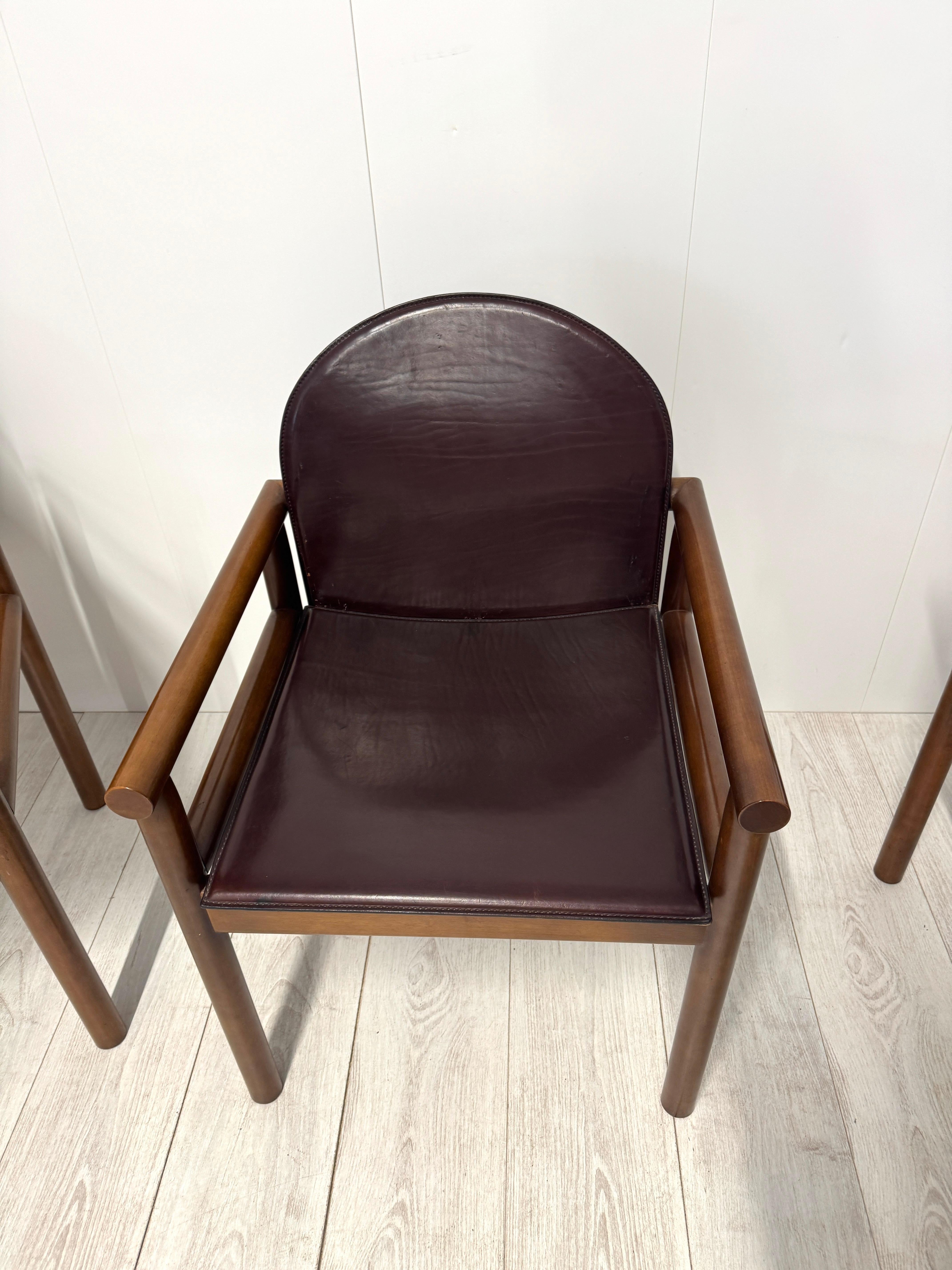 Titina Ammannati, Giampiero Vitelli, Six chairs, prod. Catalan 1970s 8