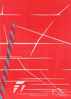 „Parking Garage“, 1969, signierter Siebdruck von Titina Maselli