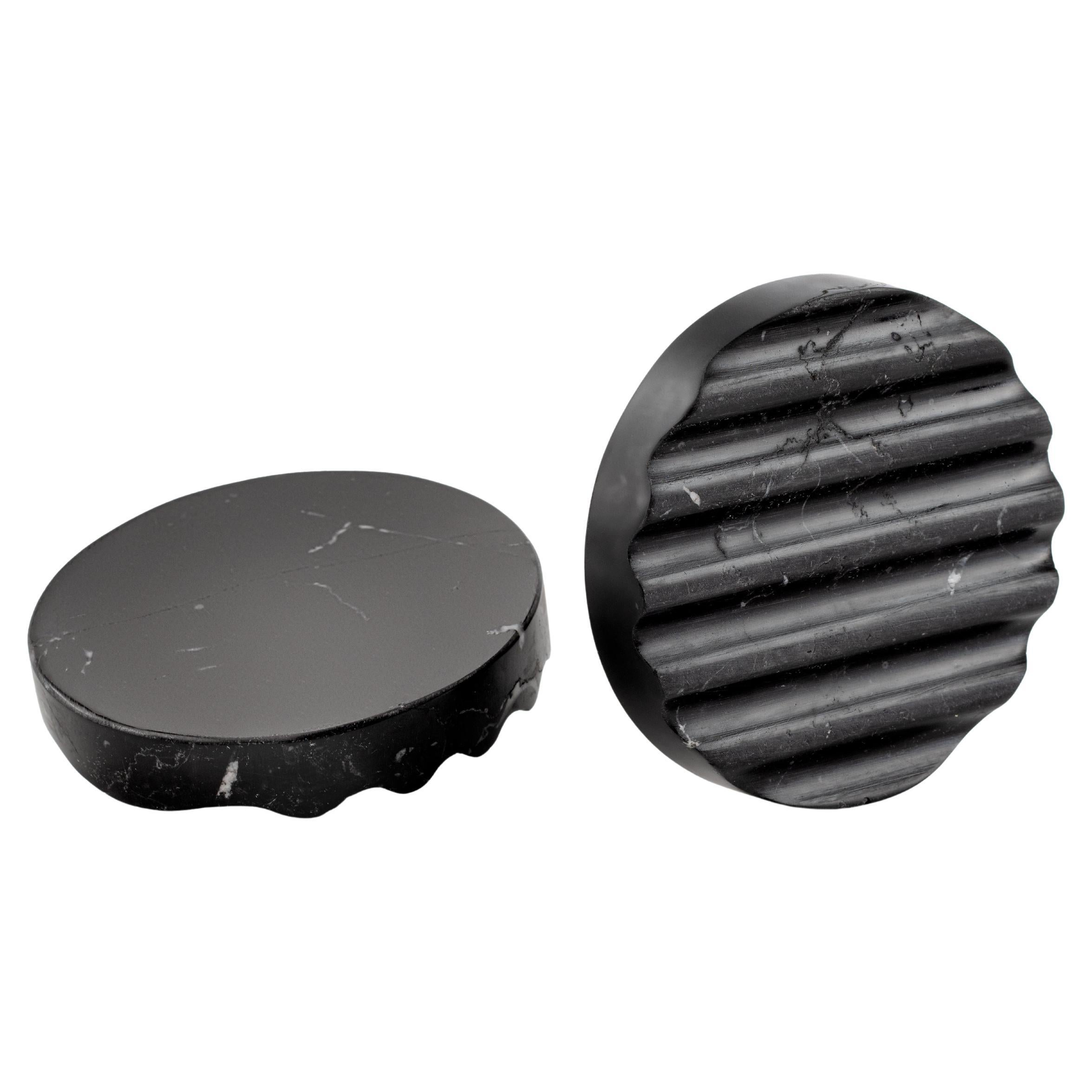 TITINO - Soap dish in Carrara Marble, Nero Marquina, Verdalpi, Rosso Levanto