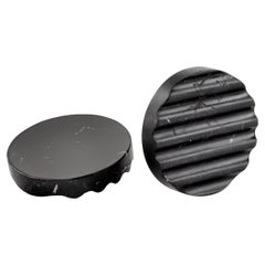 TITINO - Soap dish in Carrara Marble, Nero Marquina, Verdalpi, Rosso Levanto