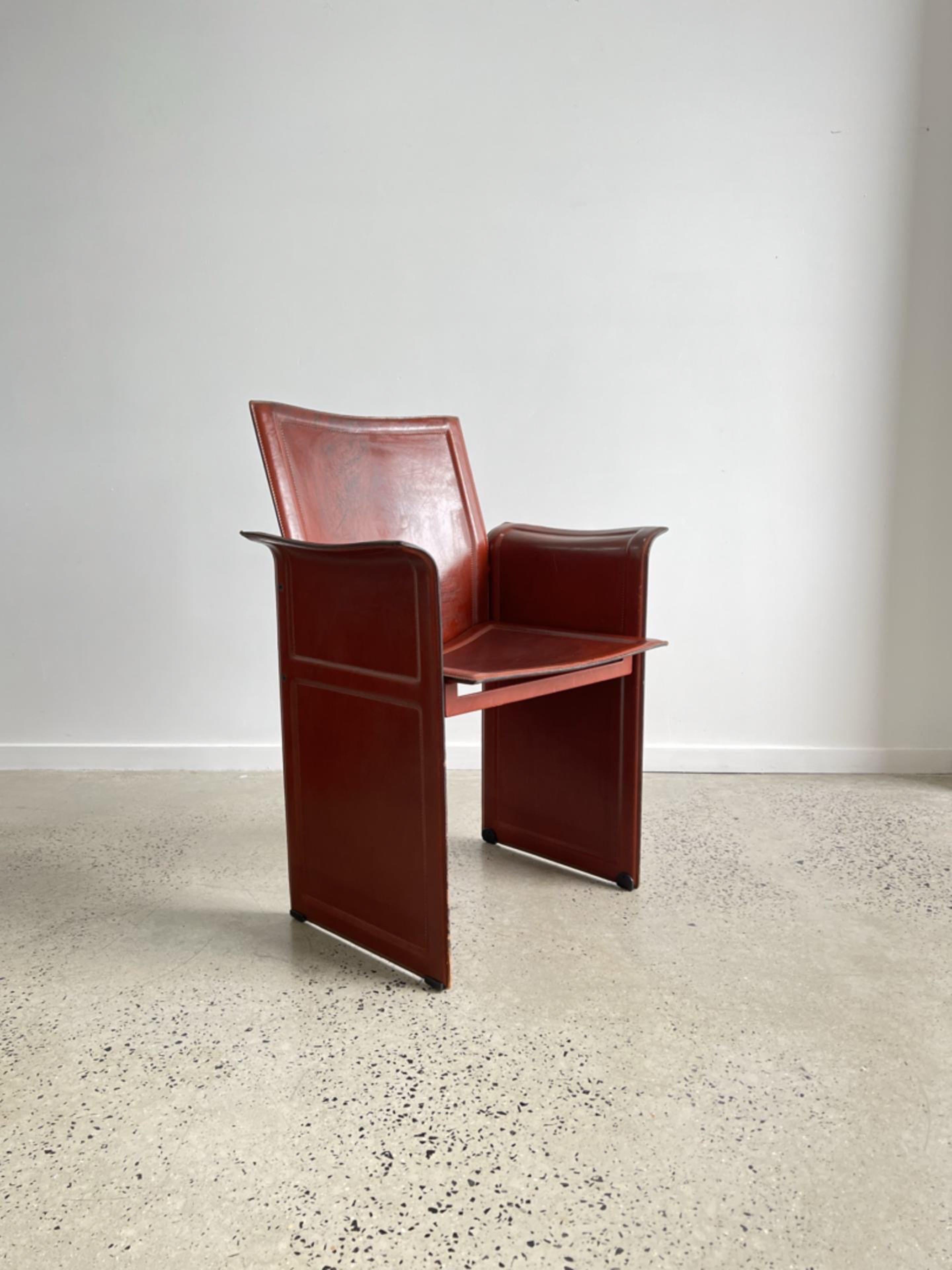 Tito Agnioli for Matteo Grassi Korium Armchairs For Sale 7